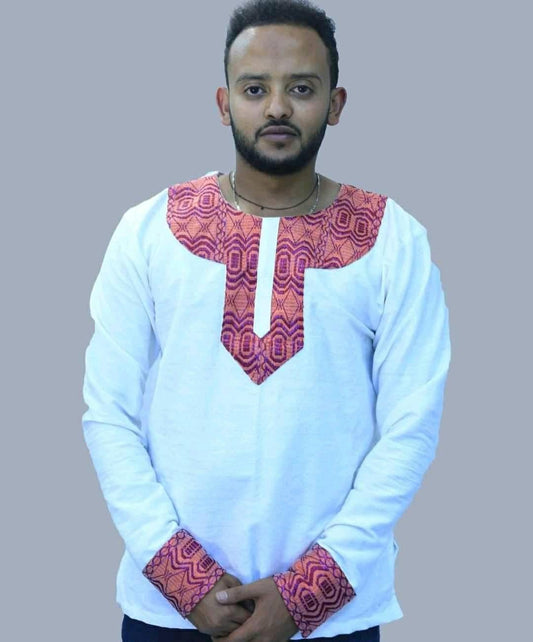 Habesha|Men Style|Men Cloth|Habeshan T-Shirt and Trousers