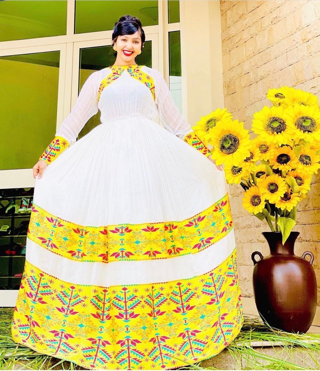 Habesha Yellow Fashionable Menen